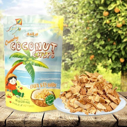 DỪA SẤY GIÒN thương hiệu AN LỢI túi 80g
