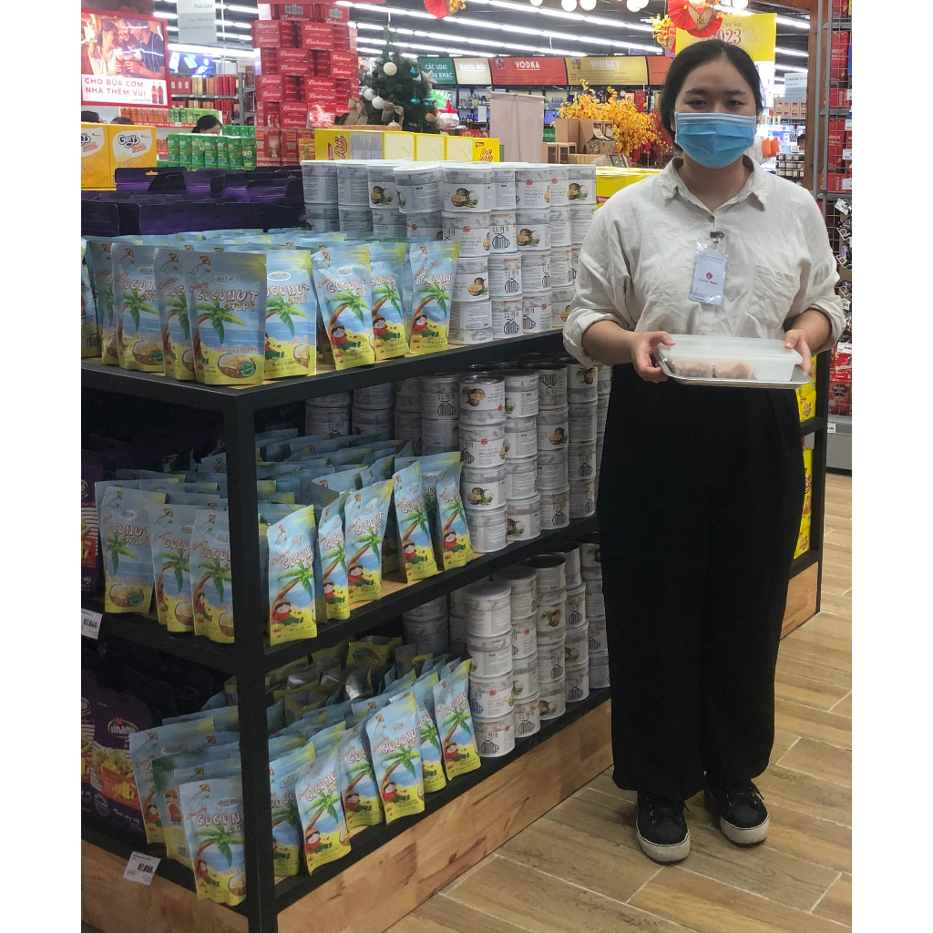 DỪA SẤY GIÒN thương hiệu AN LỢI túi 80g