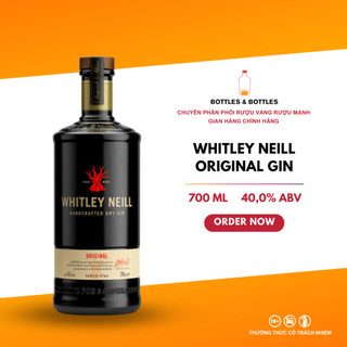 [CHÍNH HÃNG] Rượu Whitley Neill Original Gin - 43% - 700ML