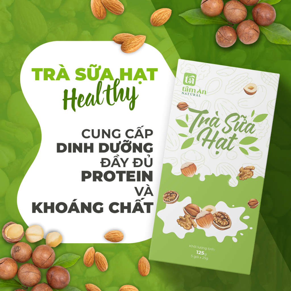 Bột Trà Sữa Hạt Thuần Chay
