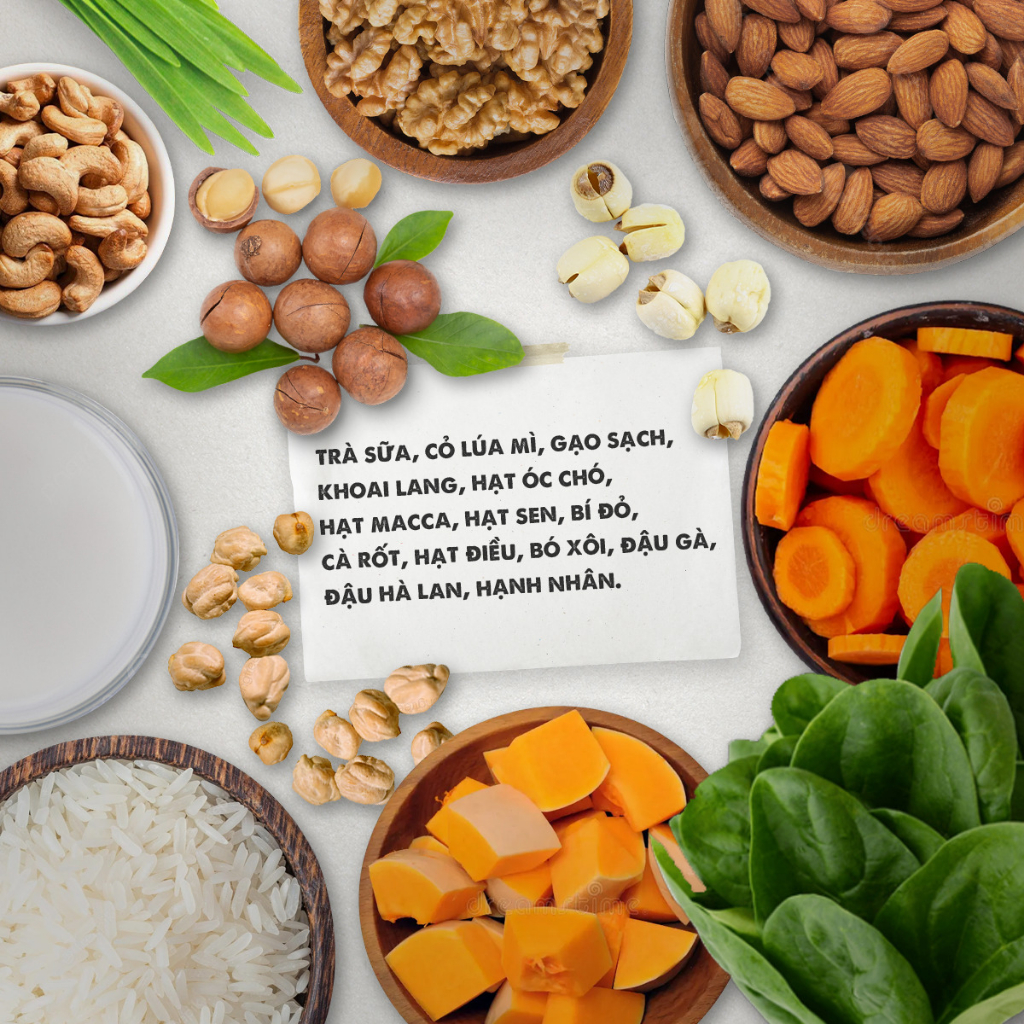 Bột Trà Sữa Hạt Thuần Chay