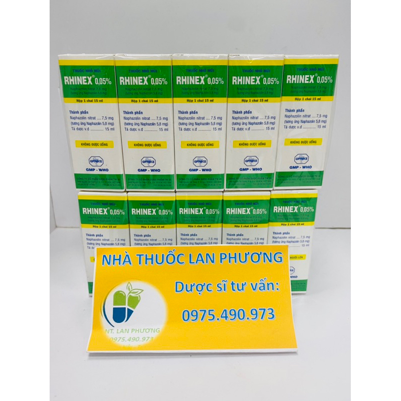 Nhỏ Mũi. Rhi nex. Chai 15ml