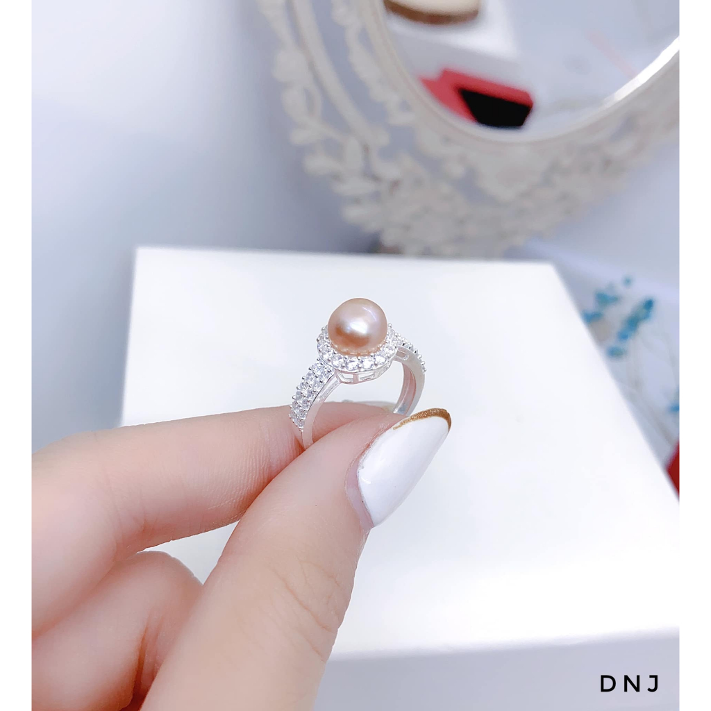 NHẪN TRAI NƯỚC NGỌT BẠC