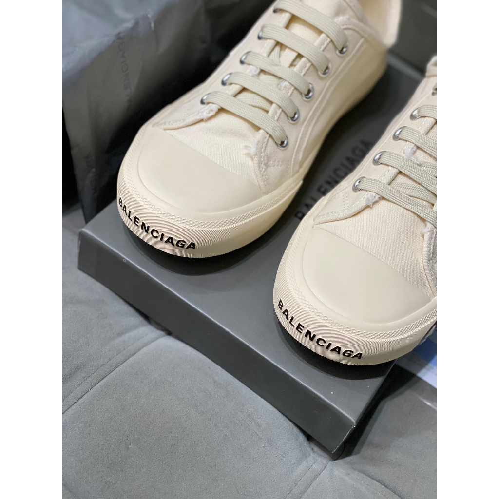 Giày thế thao BALENCIAGA canvas họa tiết chữ đế cao cấp