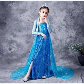 Váy Elsa xanh lấp lánh