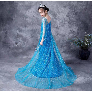 Váy Elsa xanh lấp lánh
