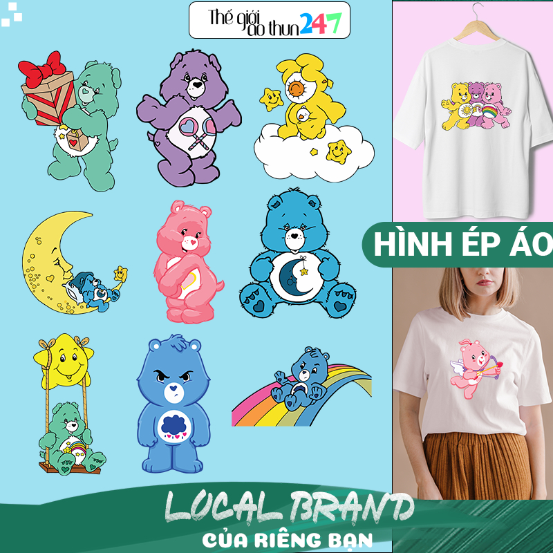Hình Gấu Care Bears CB9 bằng bàn là, bàn ủi