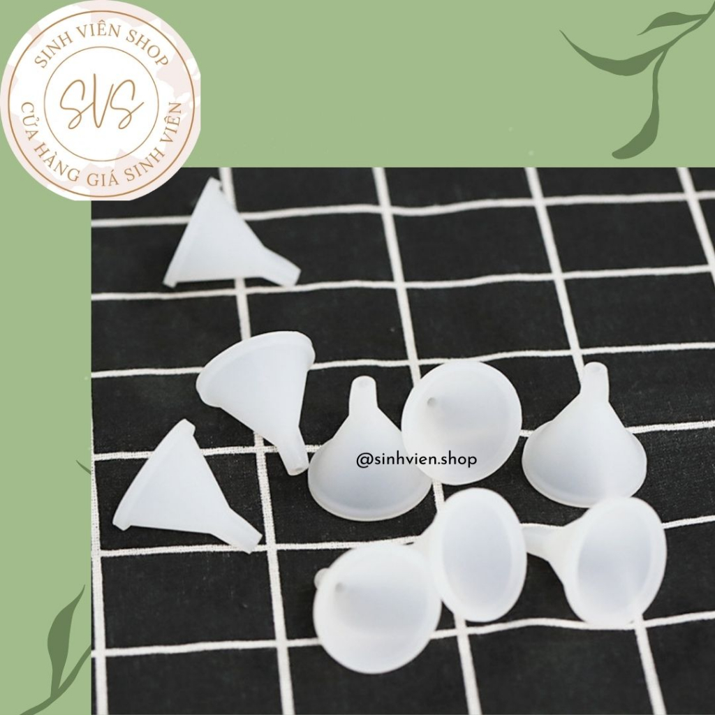 Phễu silicon mini dùng cho chiết mỹ phẩm, nước hoa, tách chiết du lịch