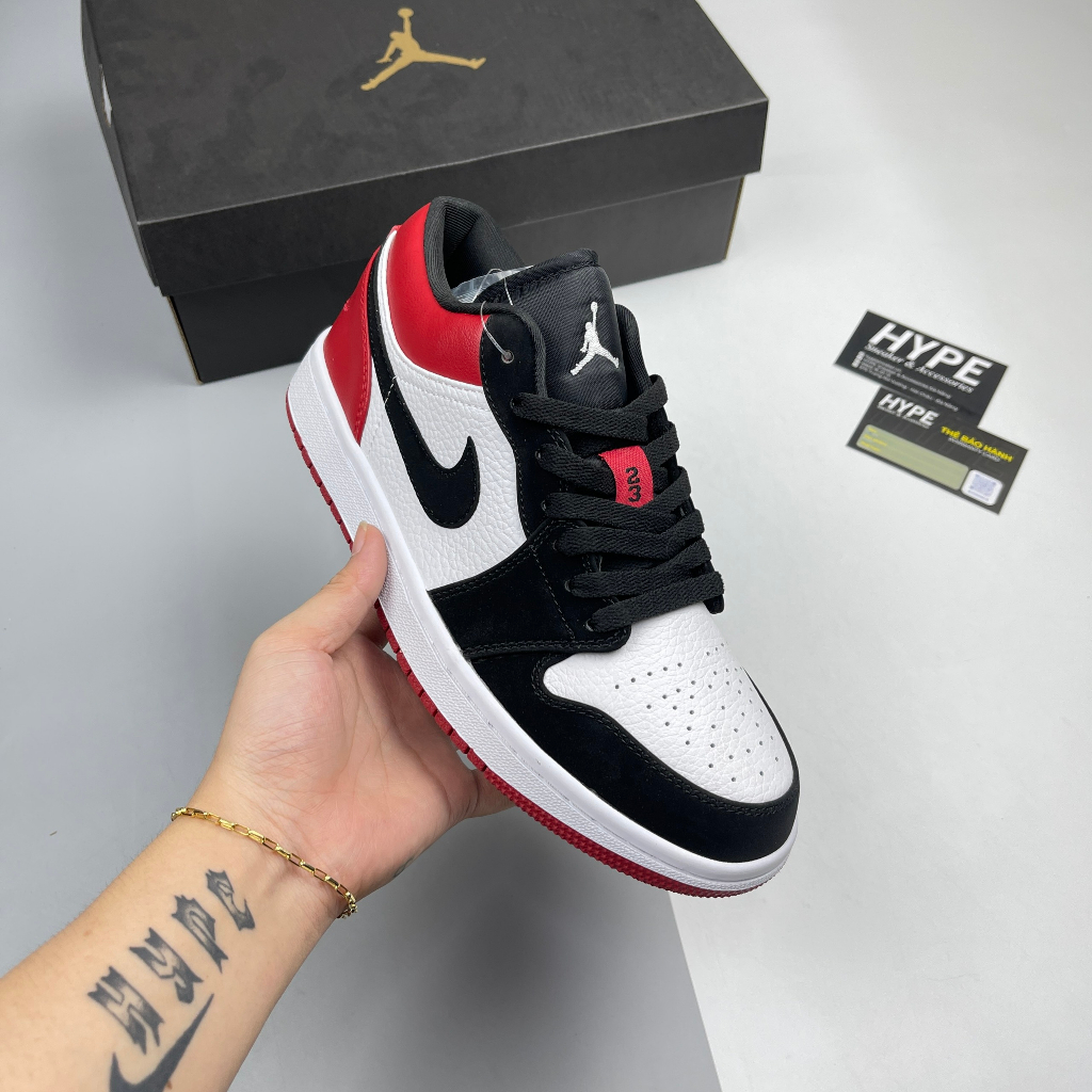 Giày Jordan 1 Low Black Toe 11  - Hype Sneaker / High Quality