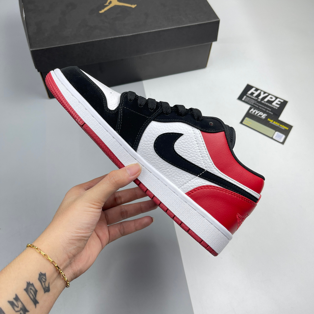 Giày Jordan 1 Low Black Toe 11  - Hype Sneaker / High Quality