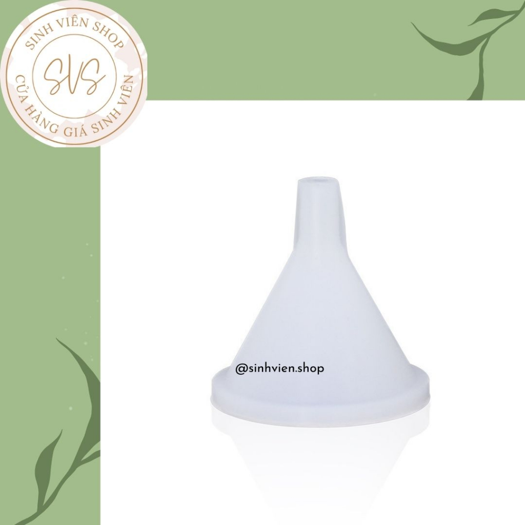 Phễu silicon mini dùng cho chiết mỹ phẩm, nước hoa, tách chiết du lịch