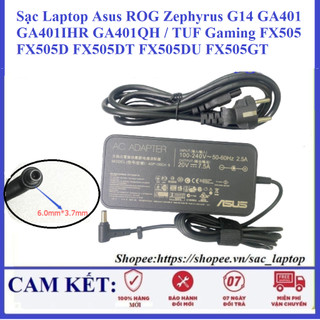 Sạc laptop asus rog zephyrus g14 ga401 ga401ihr ga401qh / tuf gaming fx505 fx505d fx505dt fx505du fx505gt fx505dd