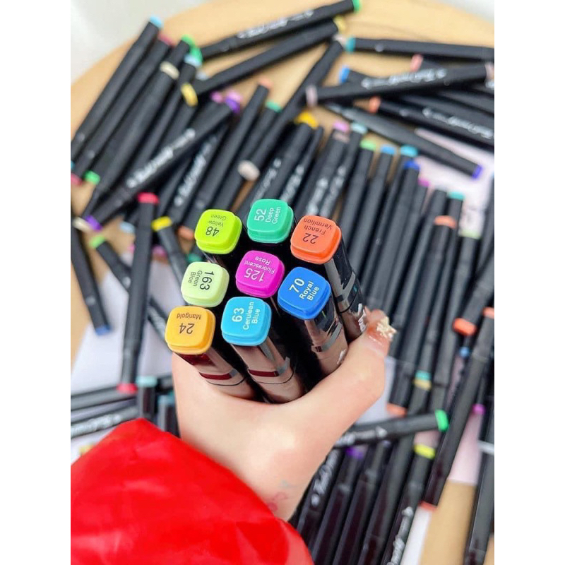 Hộp Bút Màu 48 Chi Tiết Kèm Túi Xách Tiện Lợi