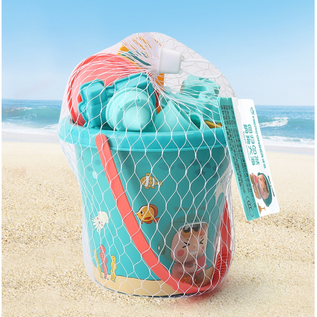 [QUÀ TẶNG] Bộ đồ chơi xúc cát đi biển cho bé FYSOLINE nhựa ABs cao cấp nhiều màu sắc, thoải mái vui chơi vận động
