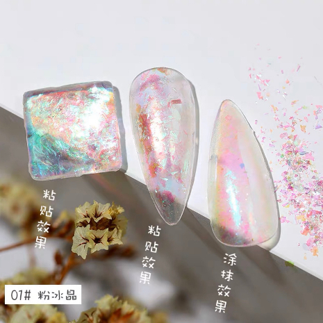 Khổng tước mix nhũ 6 màu Daily