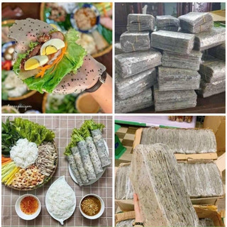 Bánh Tráng nhúng Mè Đen Loại 1 nhiều mè dẻo - Đặc Sản Phan Rang - Tháp Chàm -Bánh tráng mè