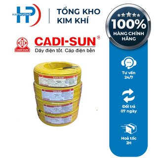Dây điện đôi cadisun các loại hàng chính hãng 2x0,75/ 2x1.5 / 2x2,5 / 2x4