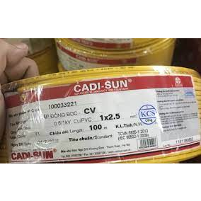 Dây Điện Đôi Cadisun Các Loại   Hàng Chính Hãng 2x0,75/ 2x1.5 / 2x2,5 / 2x4