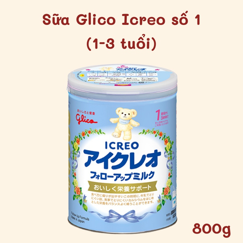 [SIÊU SALE] Sữa công thức Glico Icreo số 1 820g
