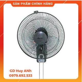 [FreeShip] Quạt treo tường Chinghai W613 2 dây giật, sải cánh 35cm, hàng chính hãng - BH 12 tháng Huy Anh