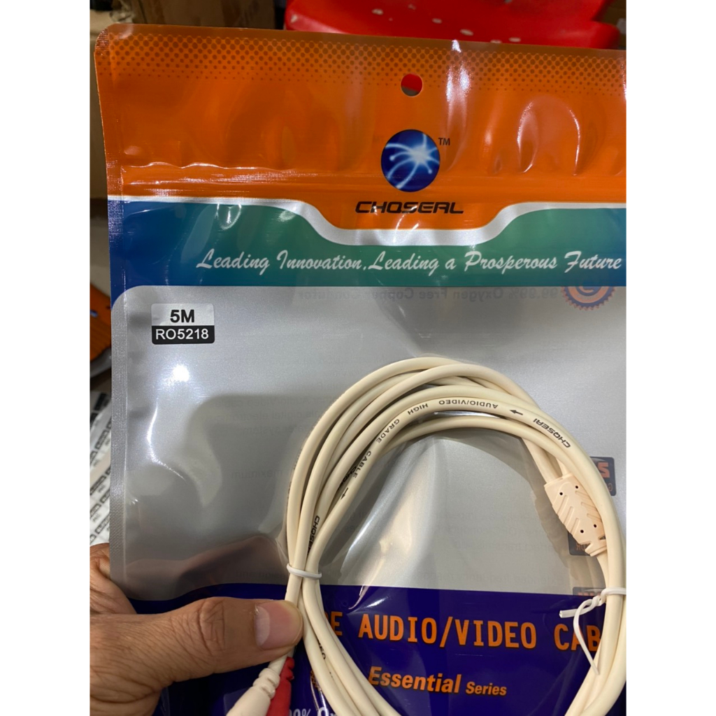 Dây cáp av 2 ra 2 Choseal - Dây av 4 đầu