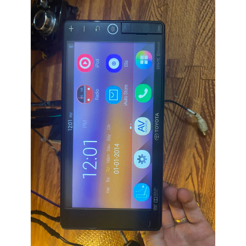 Màn hình ô tô toyota chính hãng tháo xe hàng thái lan