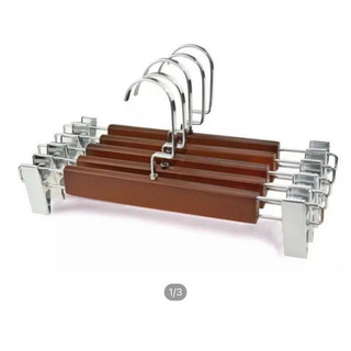 Kẹp gỗ nâu má kẹp sắt 30.5cm combo 10 kẹp