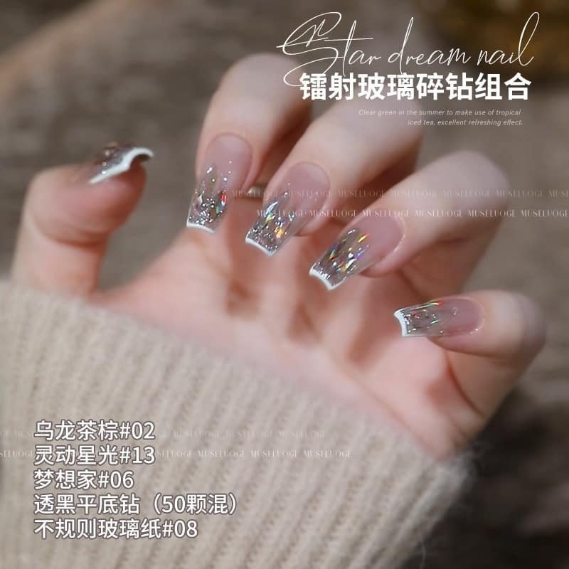 Nhũ thủy tinh sợi 7 màu