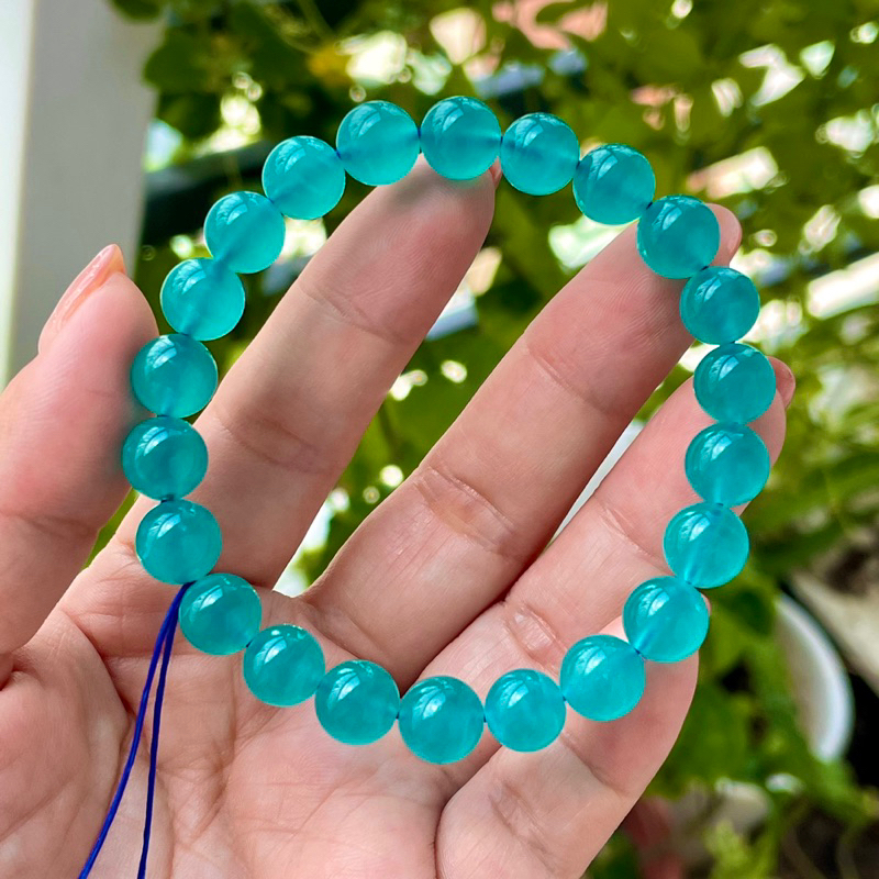Vòng tay amazonite vip xanh đẹp 8.5ly