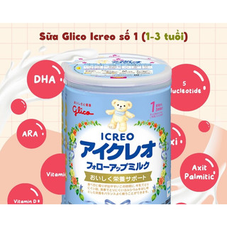 [SIÊU SALE] Sữa công thức Glico Icreo số 1 820g