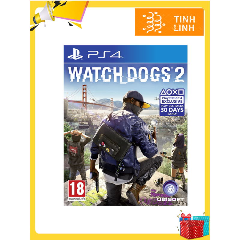 Đĩa Game PS4 Watch Dogs 2