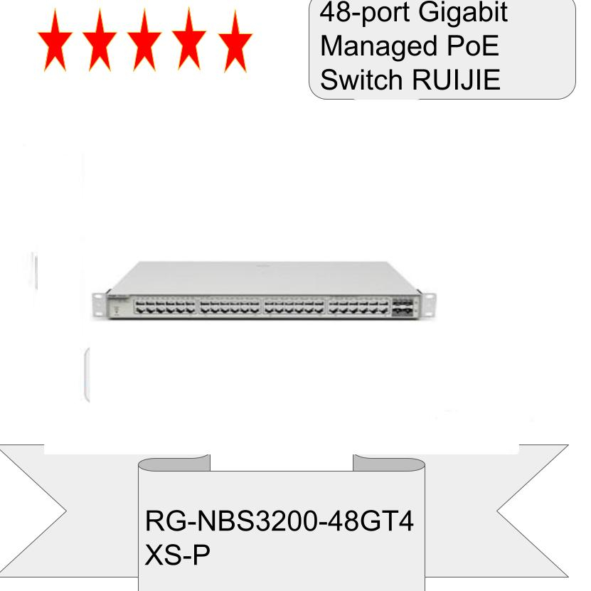 Mạng 48-port Gigabit Managed PoE Switch RUIJIE RG-NBS3200-48GT4XS-P