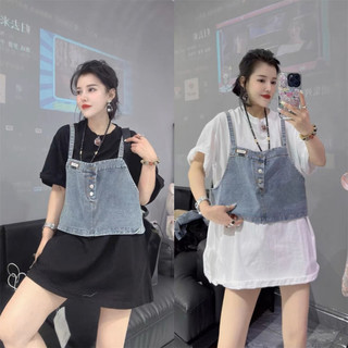Set áo thun phối jean from bận thoải mái, cá tính. năng động