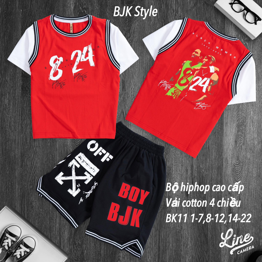 Sét hiphop bé trai, bộ thể thao cho bé trai size to, sét đi học đi chơi cho bé trai