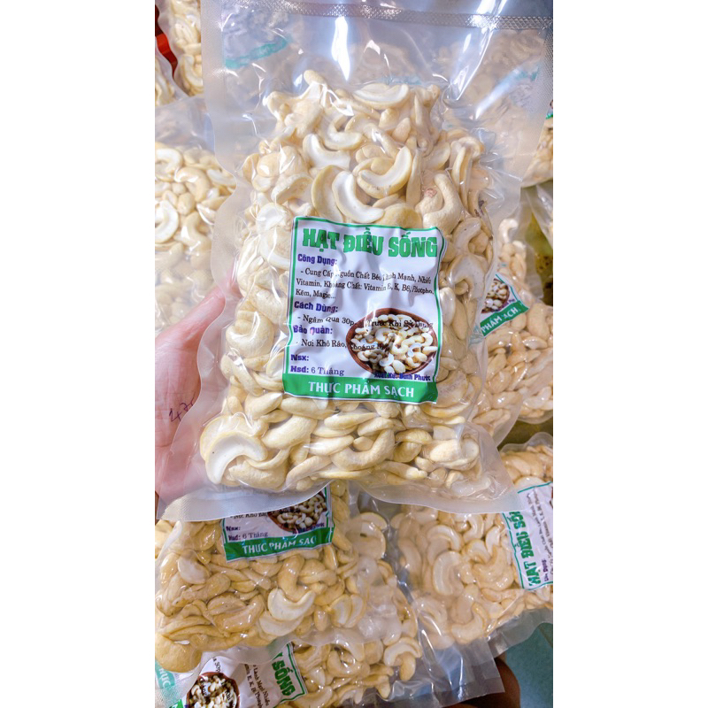 HẠT ĐIỀU TƯƠI VỠ ĐÔI làm sữa làm bánh