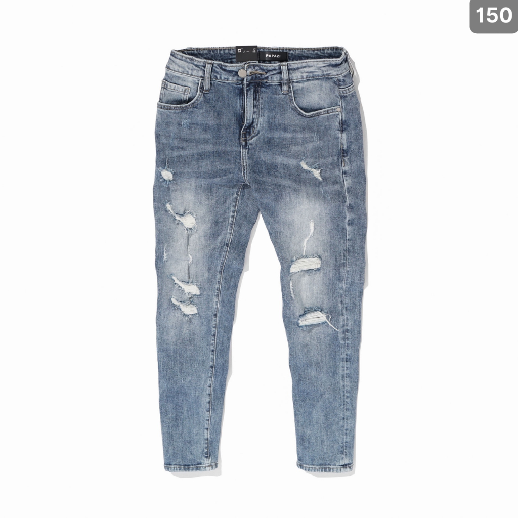 𝐐𝐮𝐚̂̀𝐧 𝐉𝐞𝐚𝐧𝐬 dài Mã_150_2, gam màu xanh, năng động trẻ trung, co giãn dễ phối đồ, phong cách 2022 - PAPAZI