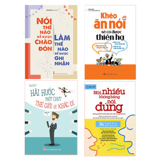 Sách: combo 4 cuốn làm chủ nghệ thuật giao tiếp