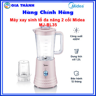 Máy xay sinh tố đa năng 2 cối midea mj-bl35 gia thành