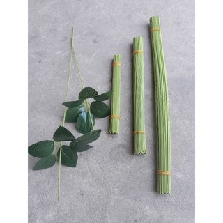 Lá Hoa hồng có gân cắm hoa sáp,hoa lụa (1 lá )