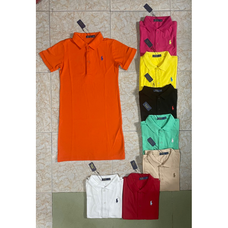 Đầm Po lo Xuất Xịn Logo Thêu Xịn 8 Màu Size XS S ( Có Sẵn )