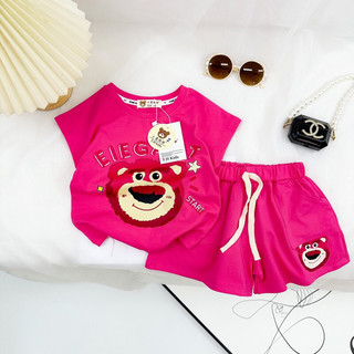 set bộ gấu dâu bé gái