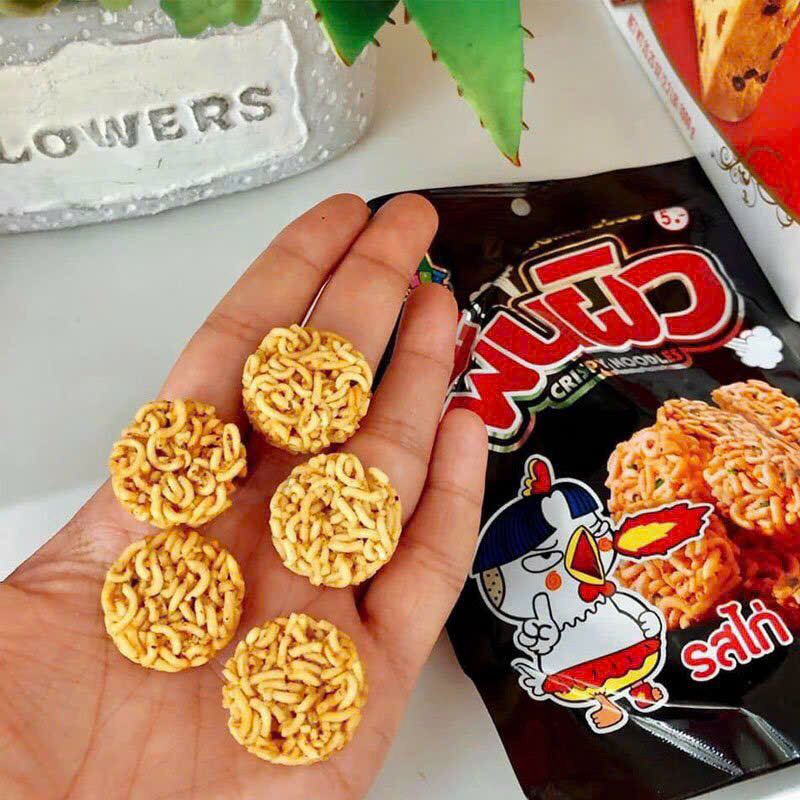 Snack mì viên ăn sống vị gà cay một lốc gồm 12 gói 500gram