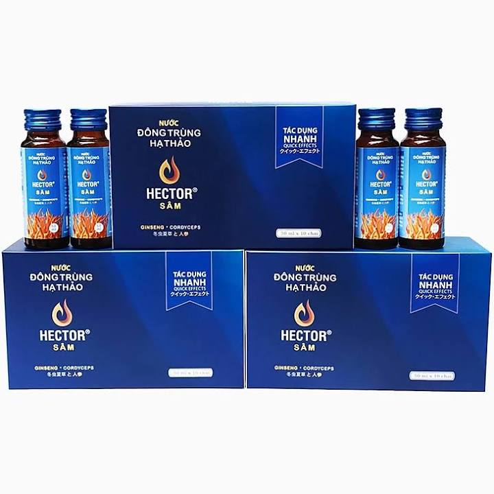Combo 02 Hộp nước Đông Trùng Hạ Thảo Hector Sâm