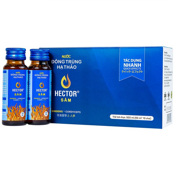 Combo 02 Hộp nước Đông Trùng Hạ Thảo Hector Sâm