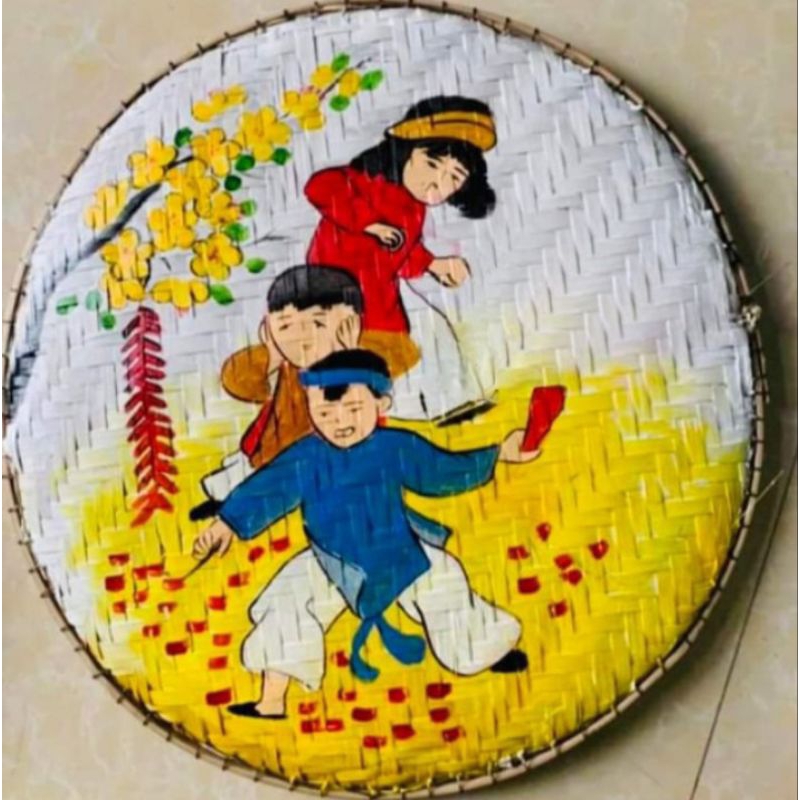 Mẹt vẽ trang trí tết