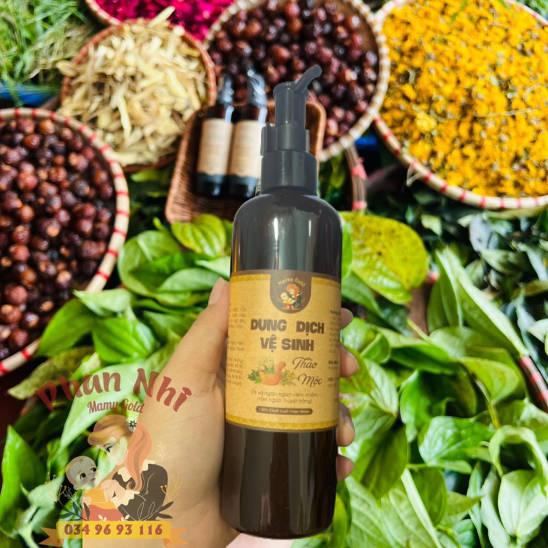 TINH CHẤT TRẦU KHÔNG DUNG DỊCH VỆ SINH THẢO MỘC • Mamy Gold •