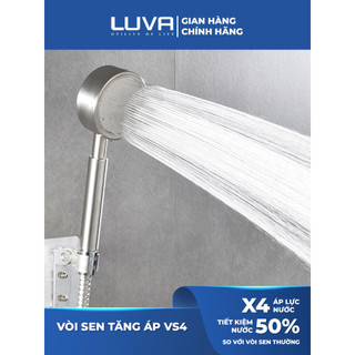 Vòi sen tăng áp, bát sen tắm Luva VS4, BH 1 năm, đổi lỗi 100 ngày, nhôm đúc nguyên khối