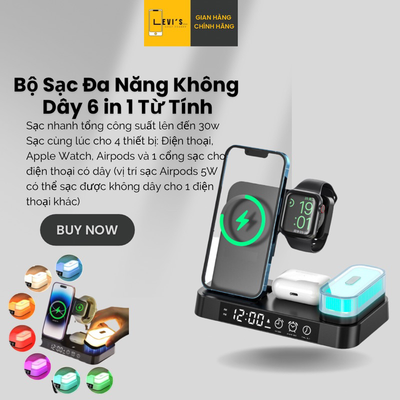 Sạc đa năng 6 in 1 [hàng chính hãng