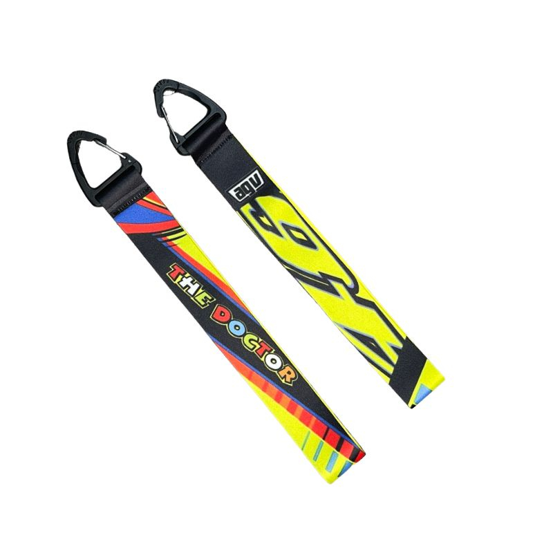 Móc khóa dây vải xe máy