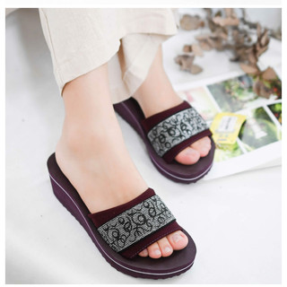 Dép  nữ quai ngang đế 5cm